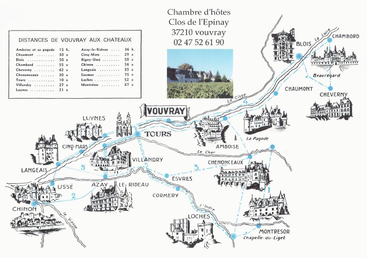 Au Clos De L'Epinay Vouvray Dış mekan fotoğraf